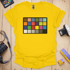 T-Shirt Color Calibration Photographer Design