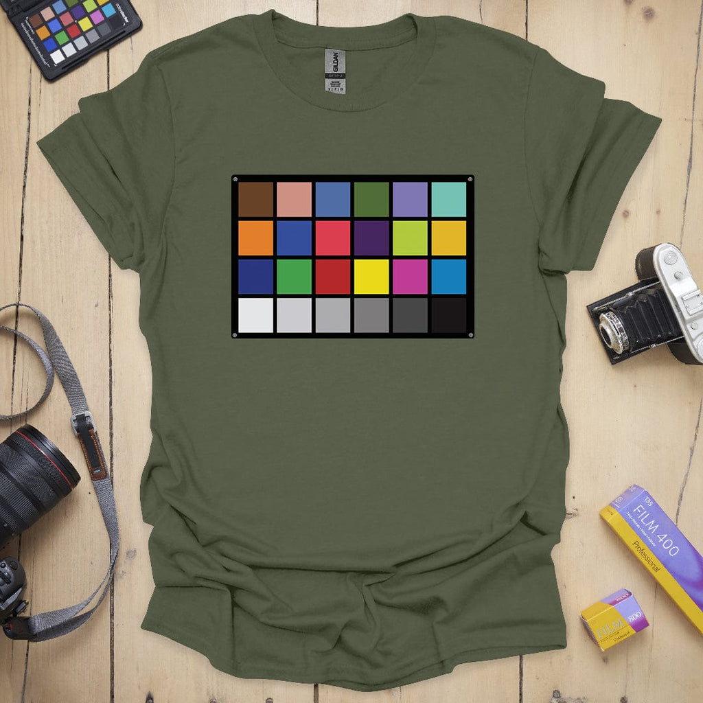 T-Shirt Color Calibration Photographer Design