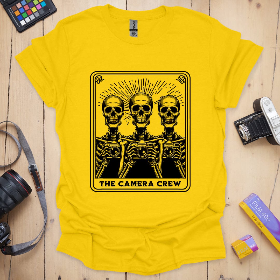 T-Shirt Camera Crew Photographer Design