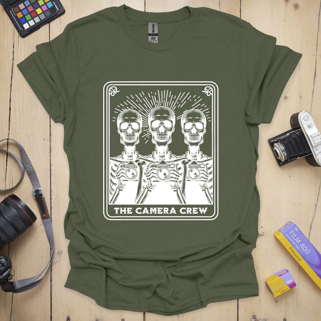T-Shirt Camera Crew Photographer Design