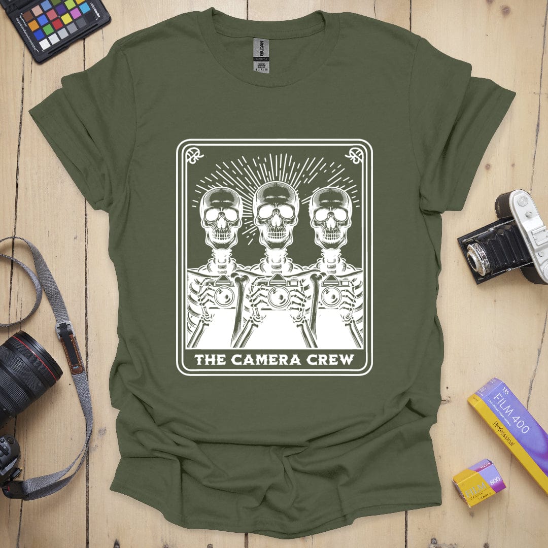 T-Shirt Camera Crew Photographer Design