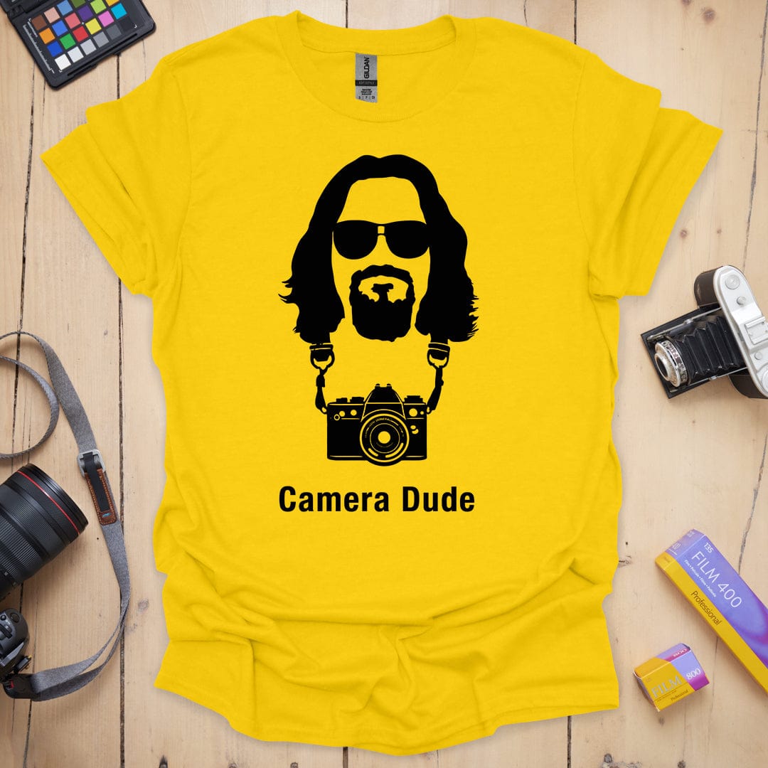 T-Shirt Camera Dude Graphic Design