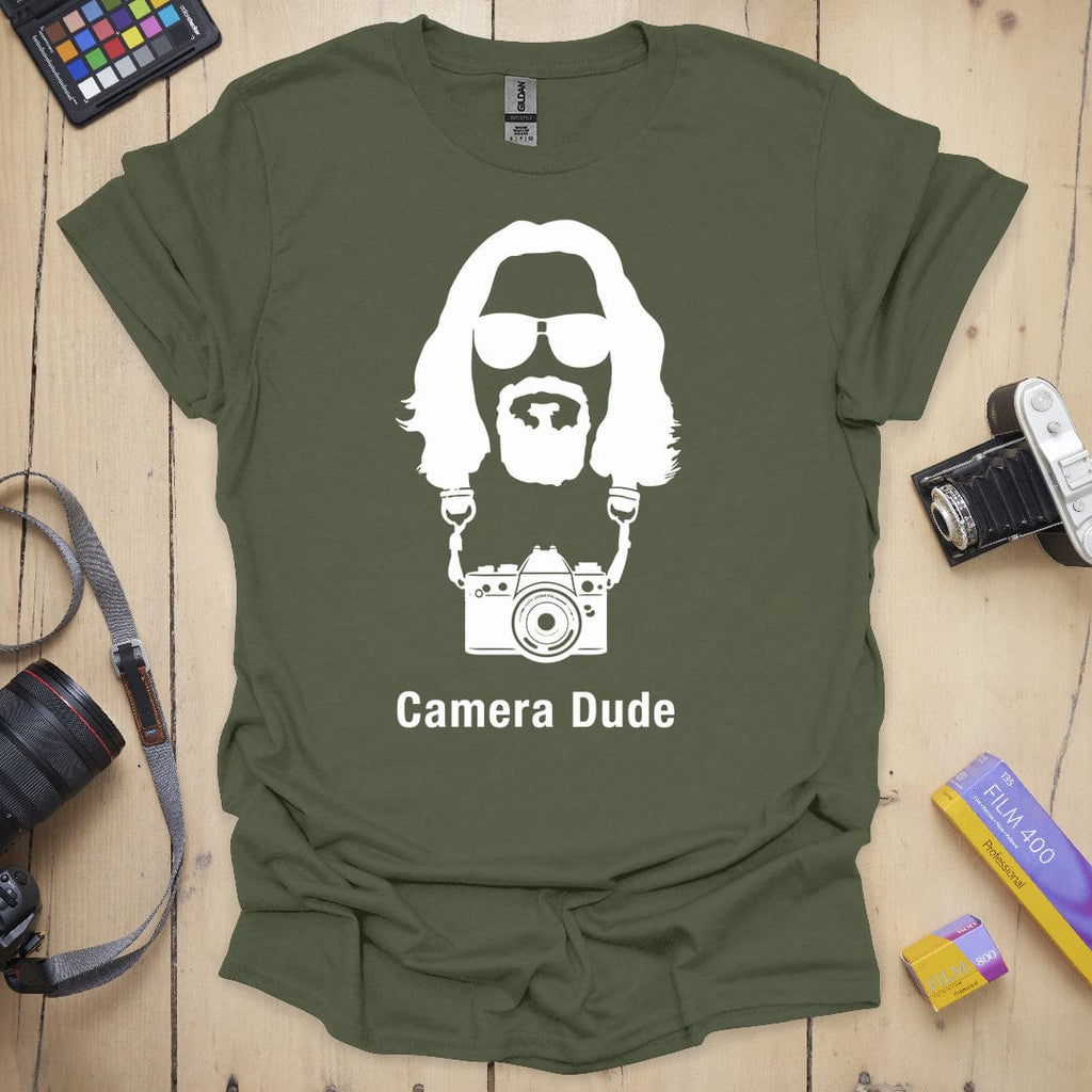 T-Shirt Camera Dude Graphic Design