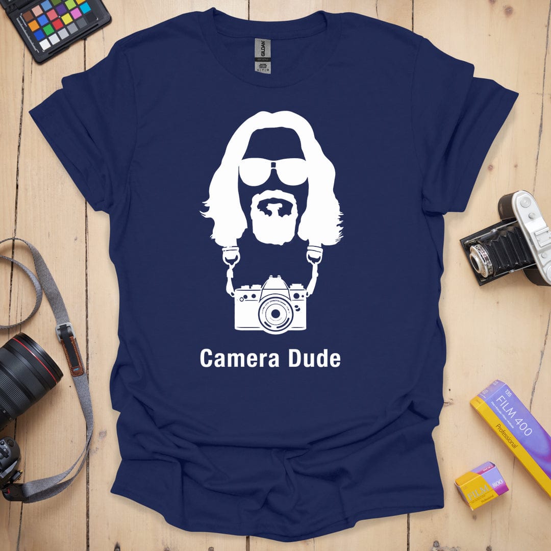 T-Shirt Camera Dude Graphic Design