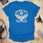 T-Shirt With Winged Camera Graphic for Light Chasers