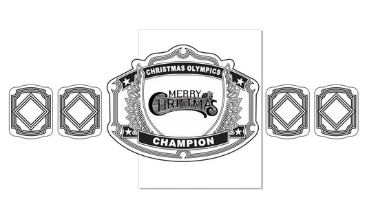 Christmas Championship Wrestling Belt