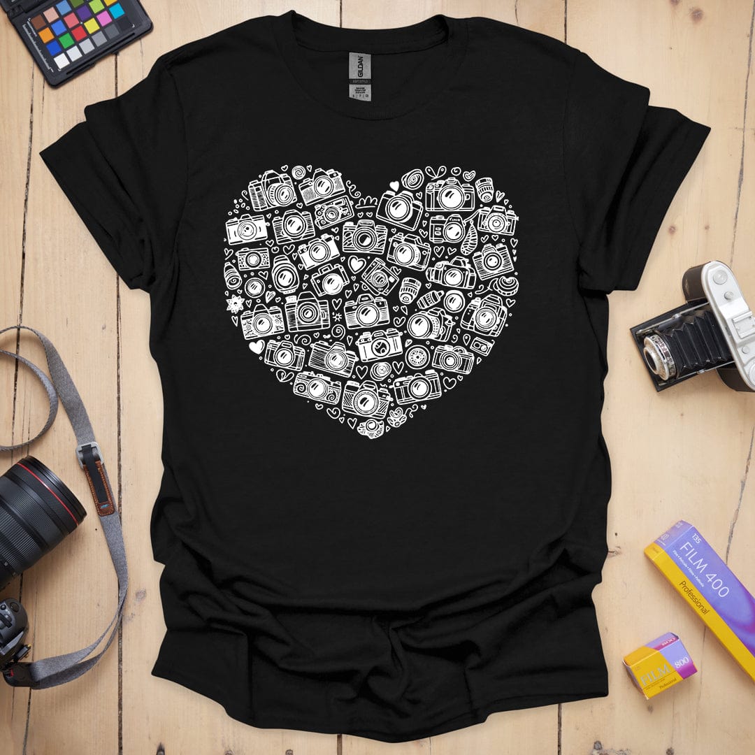 T-Shirt Camera Love Photography Design
