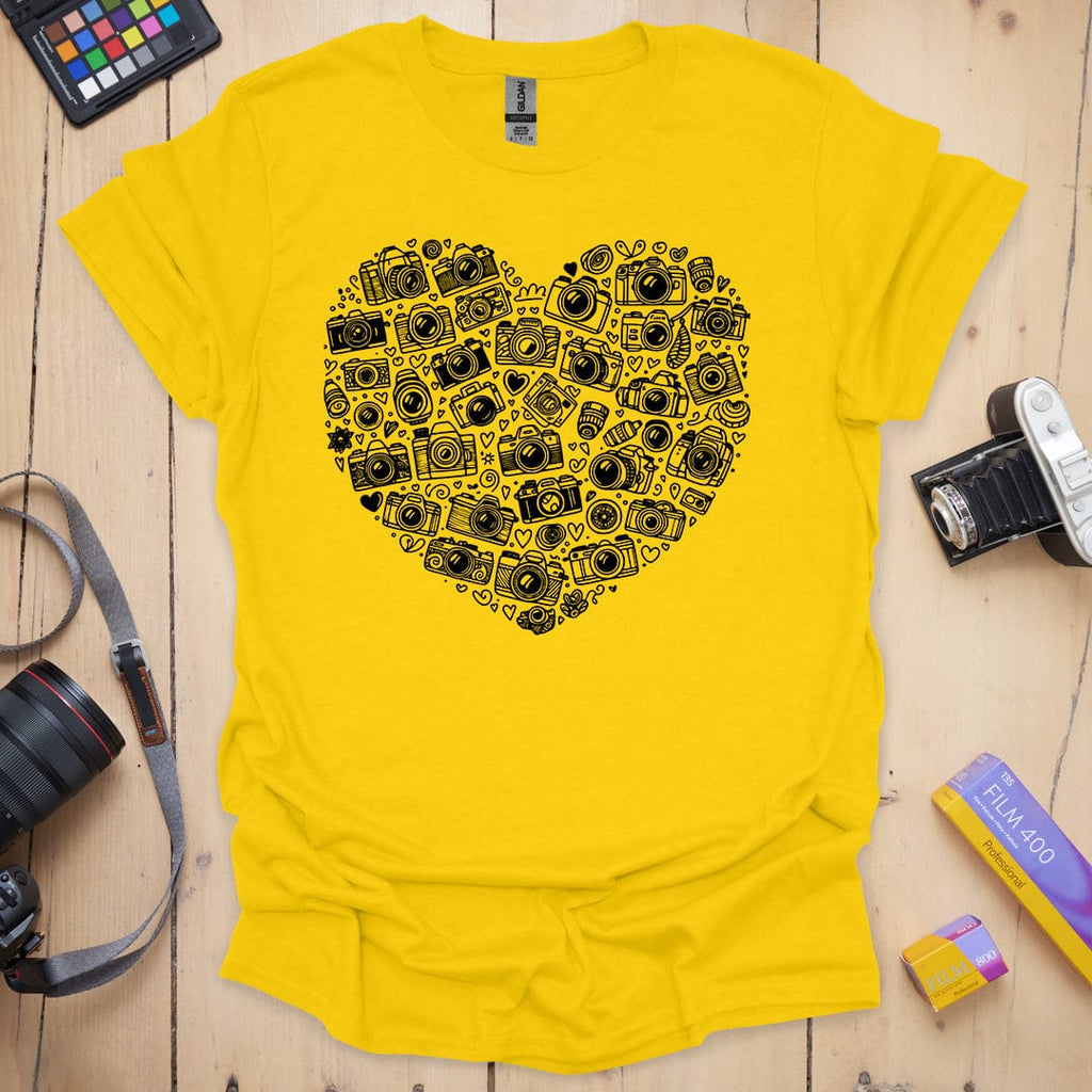 T-Shirt Camera Love Photography Design