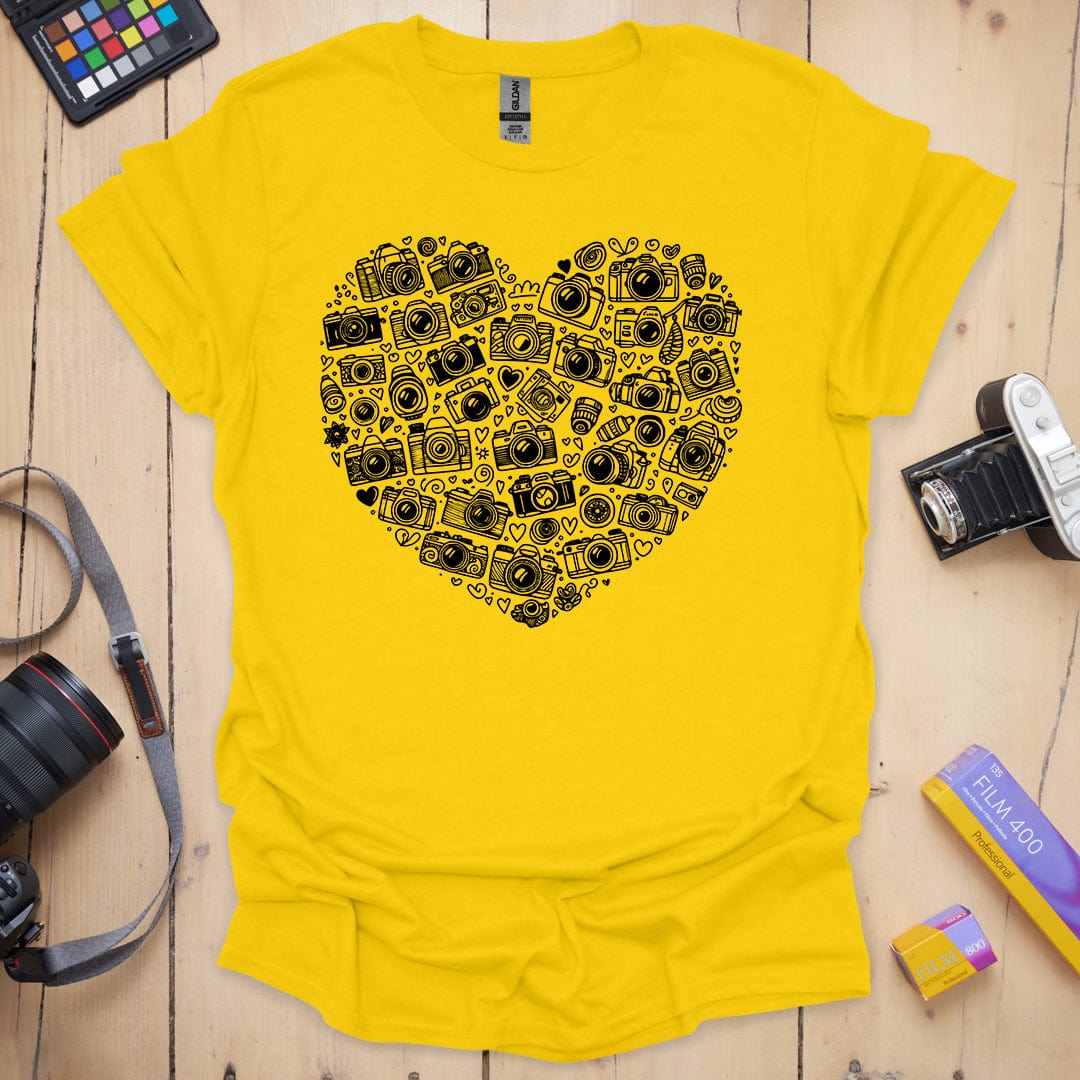 T-Shirt Camera Love Photography Design