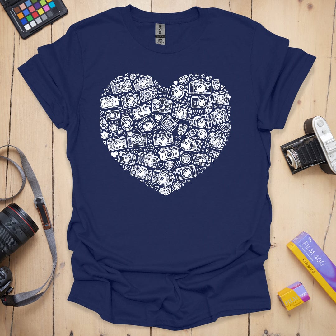 T-Shirt Camera Love Photography Design