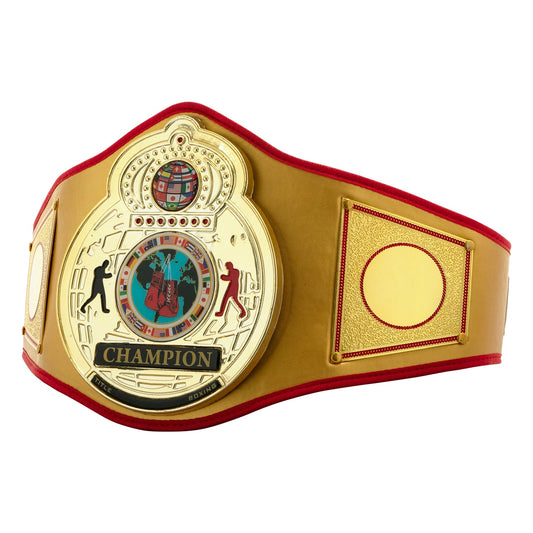color:gold::TITLE Boxing Gold Flash Title Belt main view