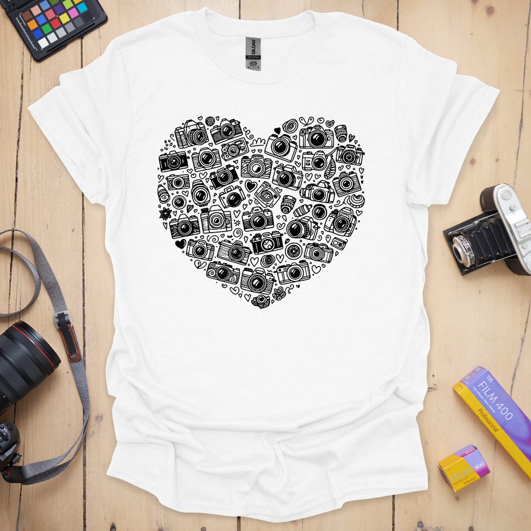 T-Shirt Camera Love Photography Design