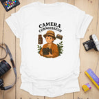 T-Shirt With Vintage Camera Art for Photography Lovers