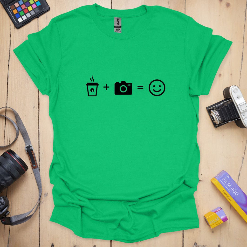 T-Shirt Coffee Plus Camera Photographer Graphic