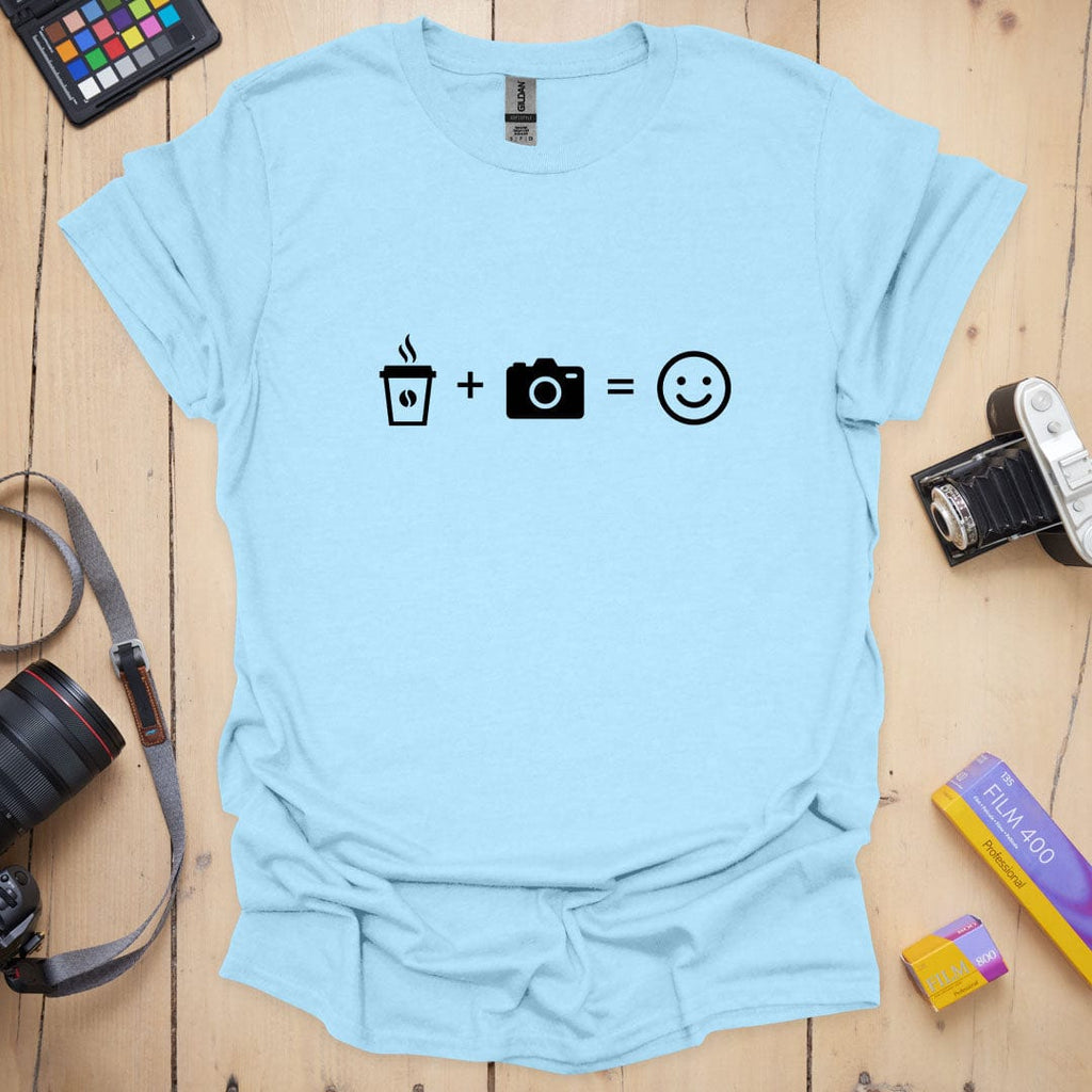 T-Shirt Coffee Plus Camera Photographer Graphic