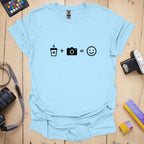 T-Shirt Coffee Plus Camera Photographer Graphic