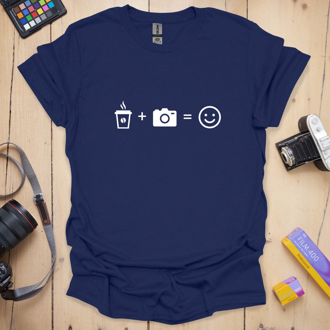 T-Shirt Coffee Plus Camera Photographer Graphic