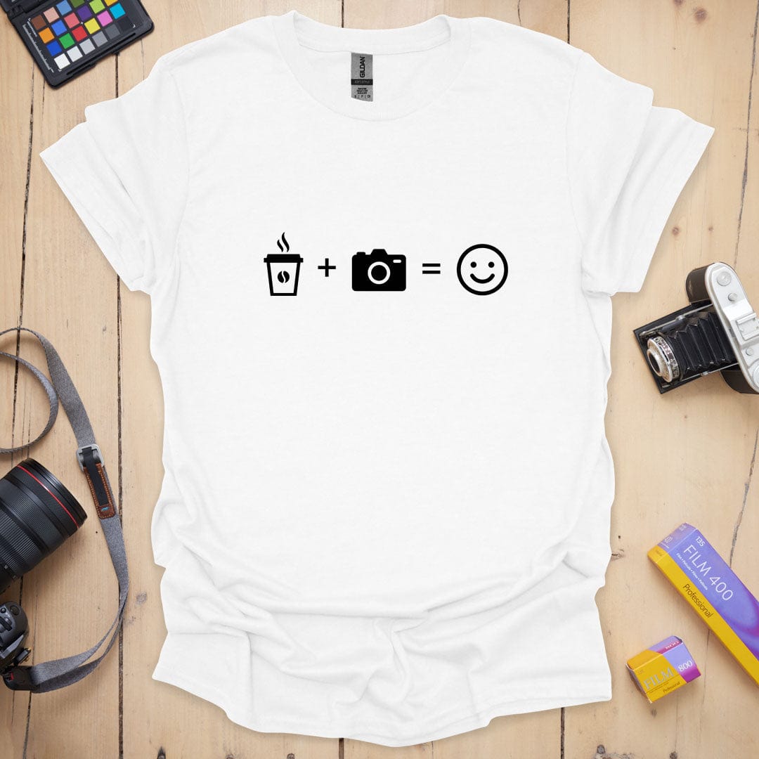 T-Shirt Coffee Plus Camera Photographer Graphic