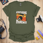 T-Shirt With Vintage-Inspired Capturing Moments Design