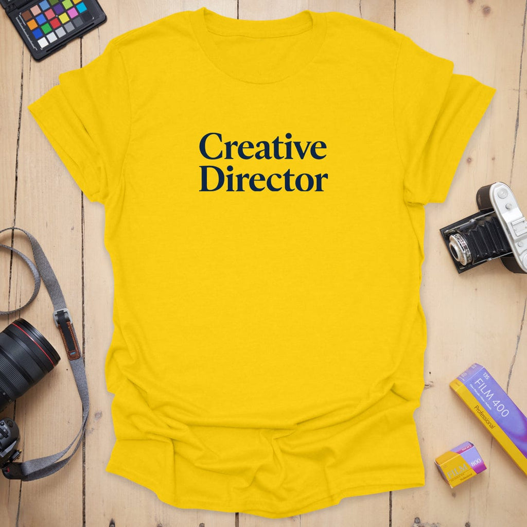 T-Shirt With Creative Director Statement Graphic