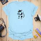 T-Shirt With Camera Rat Graphic Print