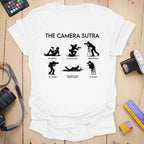 T-Shirt With Camera Sutra Photographer Pose Graphic
