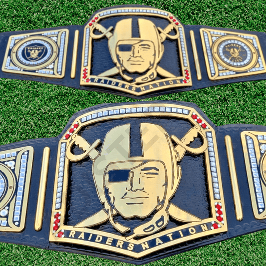 Super Bowl Las Vegas Raiders NFL Championship Title Belt