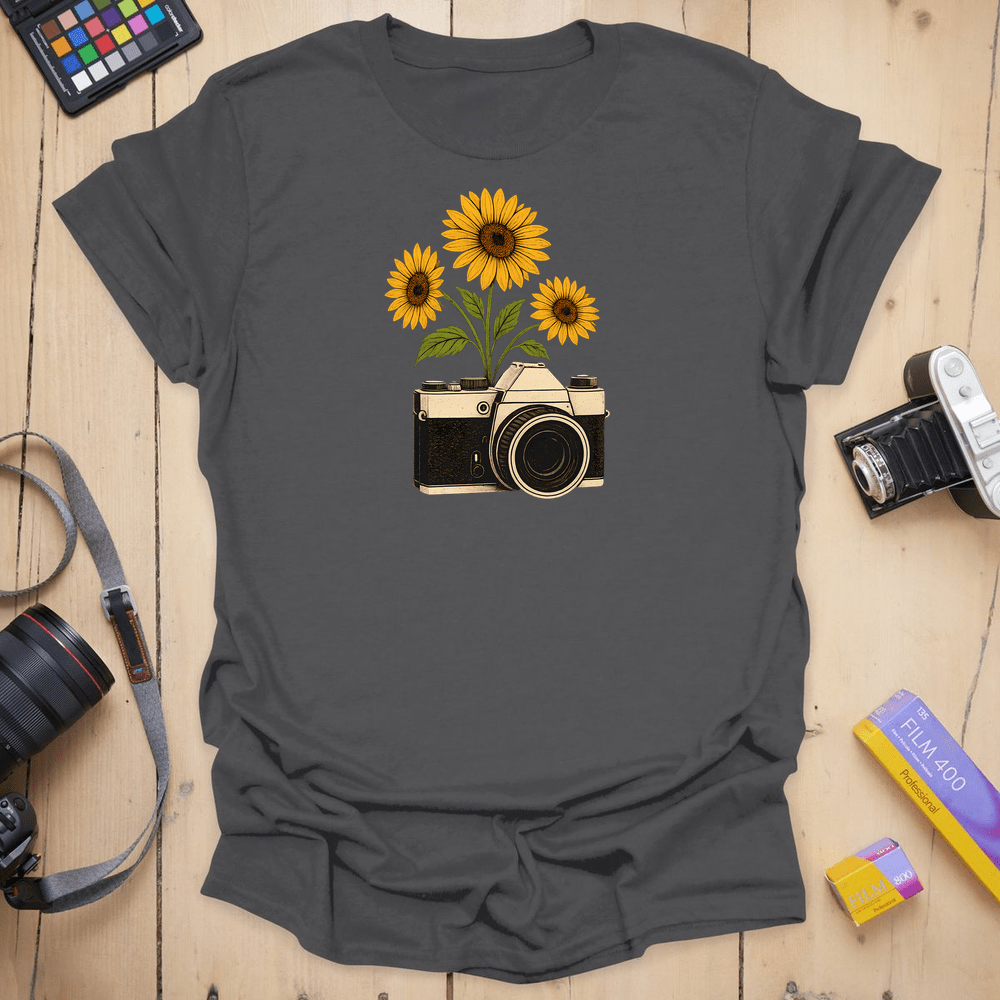 415 Sunflowers - Charcoal
