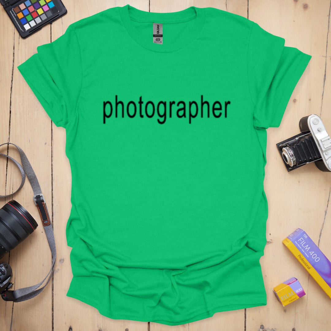 T-Shirt Green Charli Graphic Print