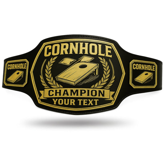 Customized Cornhole Championship Belt