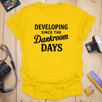 T-Shirt Darkroom Days Retro Analog Photography Design