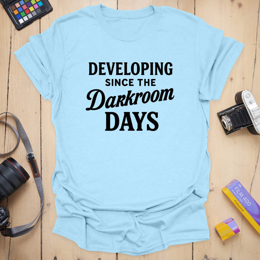 T-Shirt Darkroom Days Retro Analog Photography Design