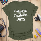 T-Shirt Darkroom Days Retro Analog Photography Design