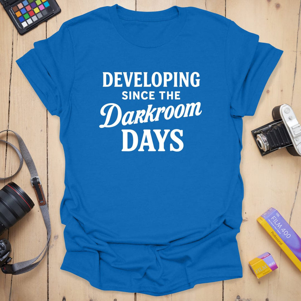 T-Shirt Darkroom Days Retro Analog Photography Design