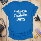 T-Shirt Darkroom Days Retro Analog Photography Design