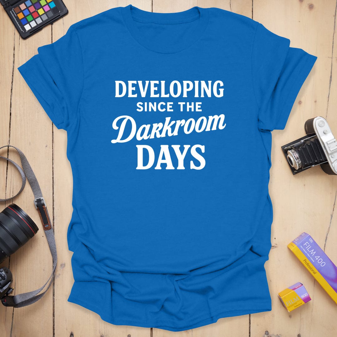 T-Shirt Darkroom Days Retro Analog Photography Design