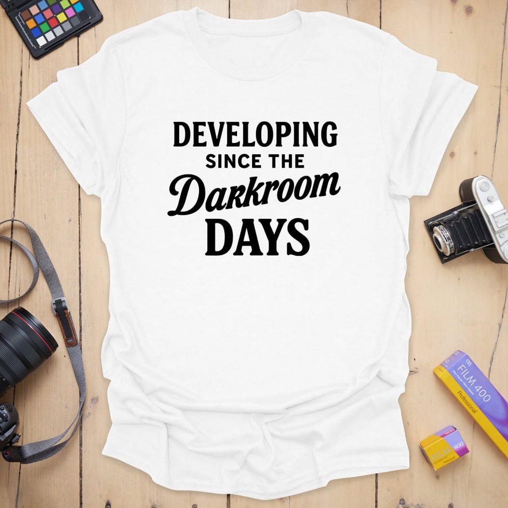 T-Shirt Darkroom Days Retro Analog Photography Design
