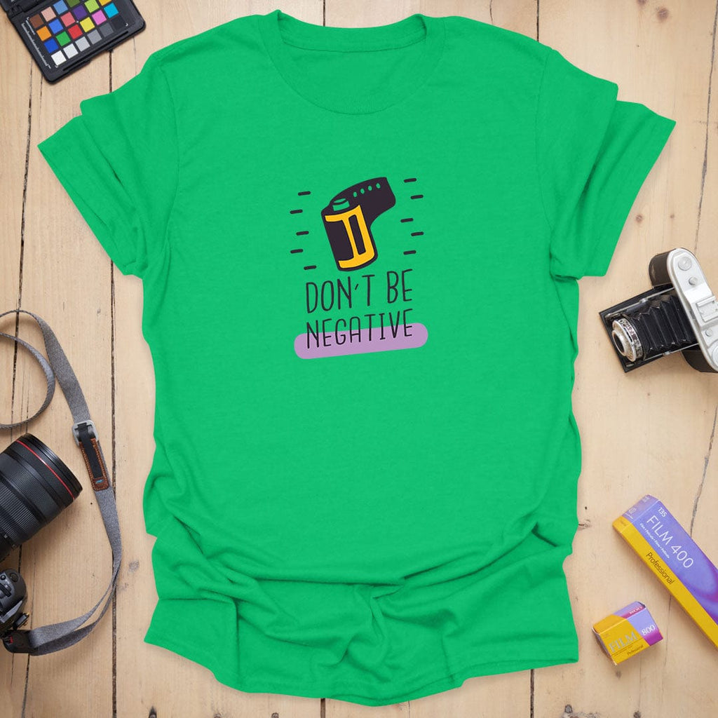 T-Shirt With Film Roll Design and Positive Message