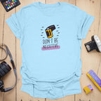 T-Shirt With Film Roll Design and Positive Message
