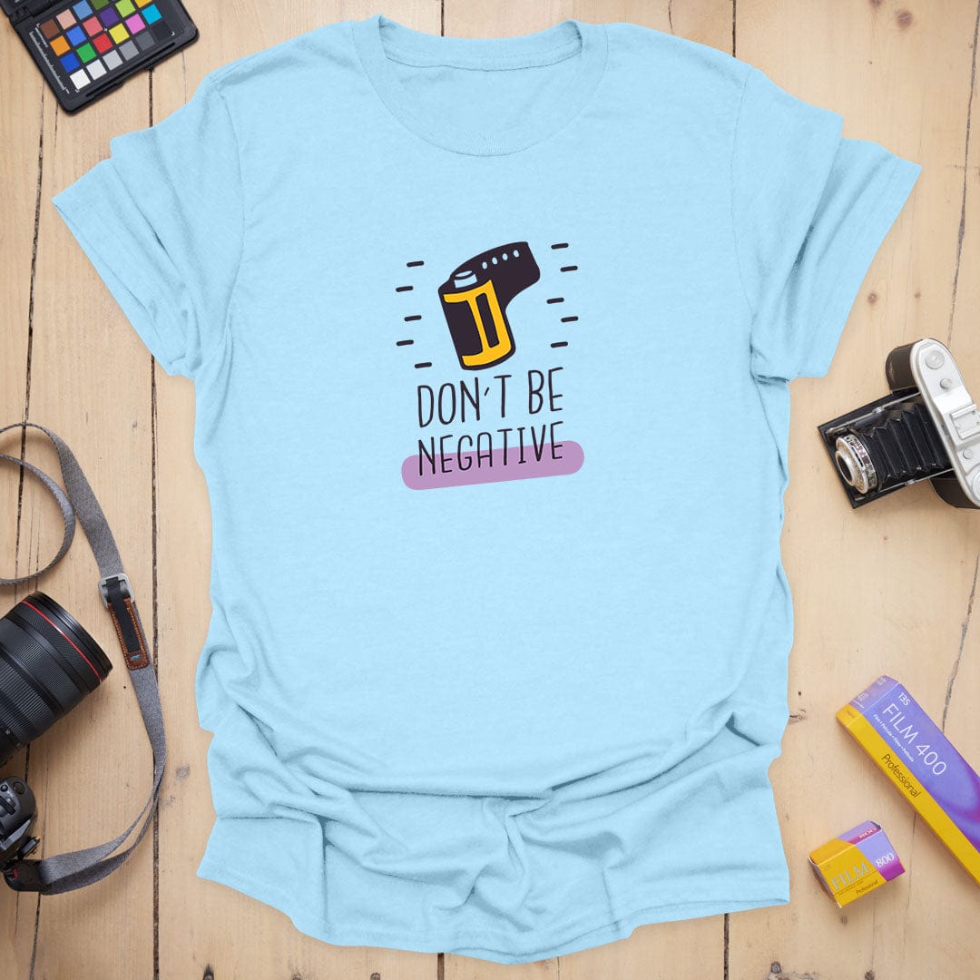 T-Shirt With Film Roll Design and Positive Message
