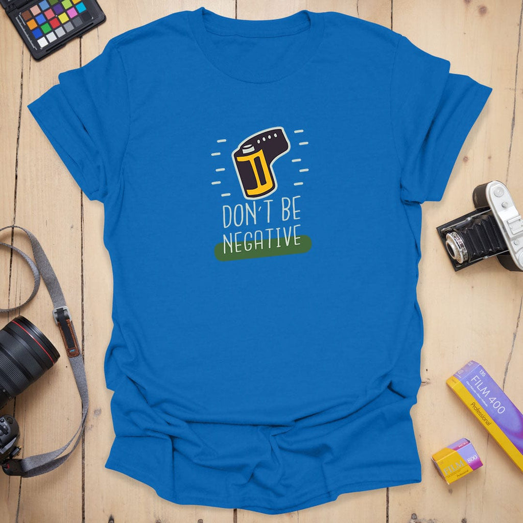 T-Shirt With Film Roll Design and Positive Message