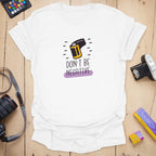 T-Shirt With Film Roll Design and Positive Message
