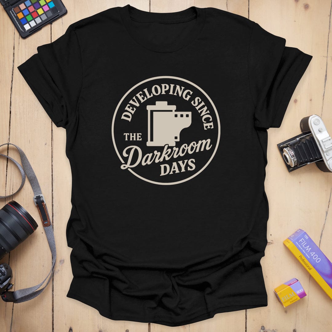 T-Shirt With Vintage Film Canister Design