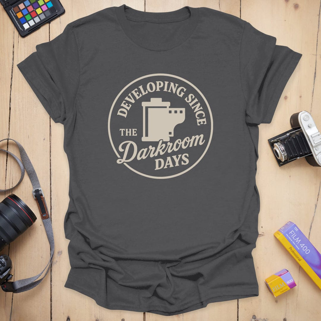 T-Shirt With Vintage Film Canister Design