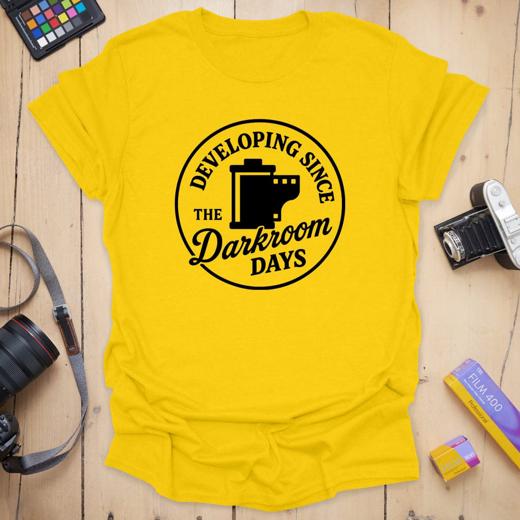 T-Shirt With Vintage Film Canister Design