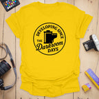 T-Shirt With Vintage Film Canister Design