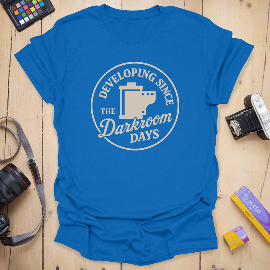 T-Shirt With Vintage Film Canister Design
