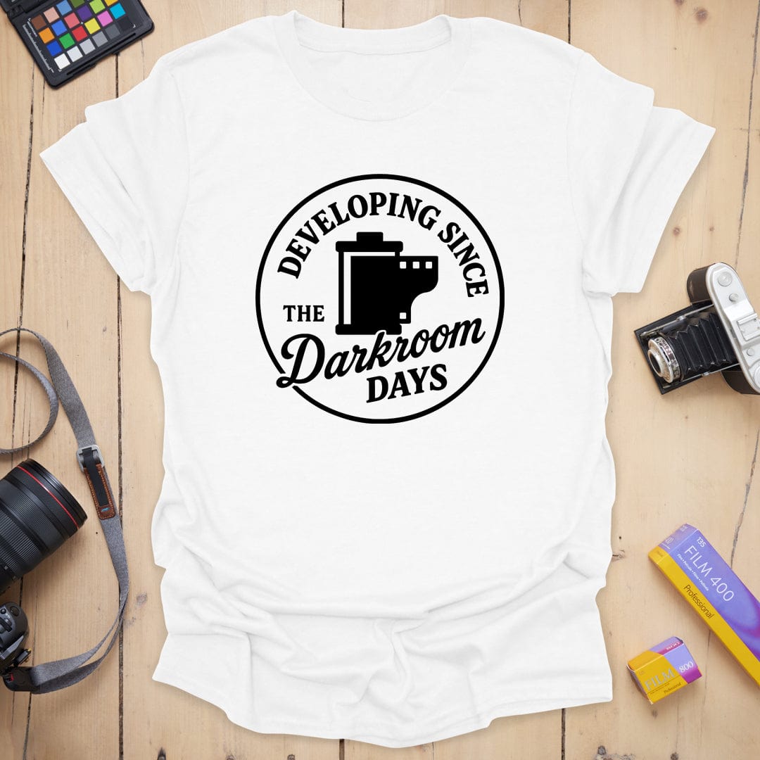 T-Shirt With Vintage Film Canister Design