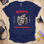 T-Shirt With Camera Shop-Inspired Focus Design