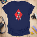 T-Shirt With Diamond Camera Design for Photography Fans